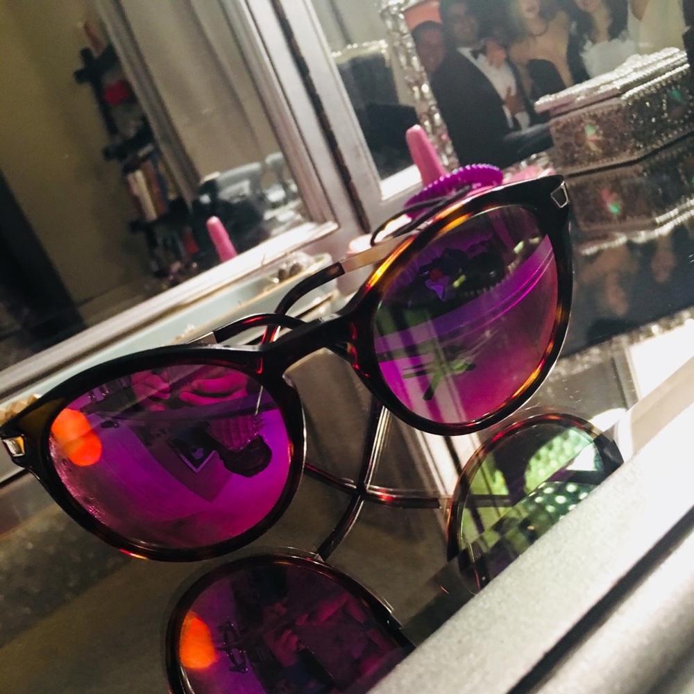 Micheal Kors Purple Mirror Women’s Sunglasses